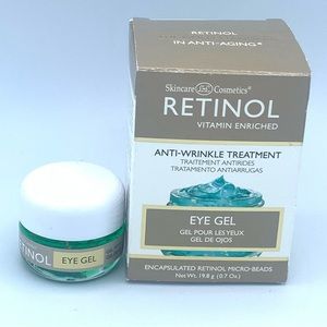 NEW Retinol Vitamin Enriched Anti-Wrinkle Eye Gel 0.7oz Skincare Cosmetics